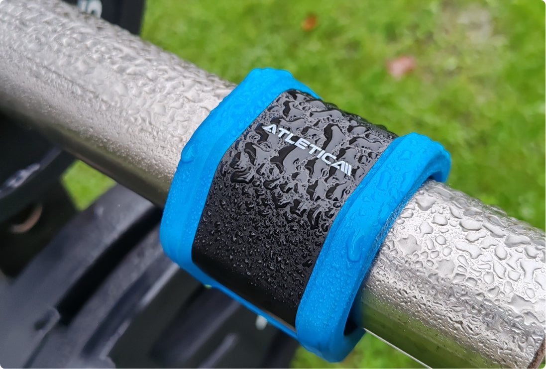 Langhantel speziell für das Training im Außenbereich mit Hantelverschlüssen