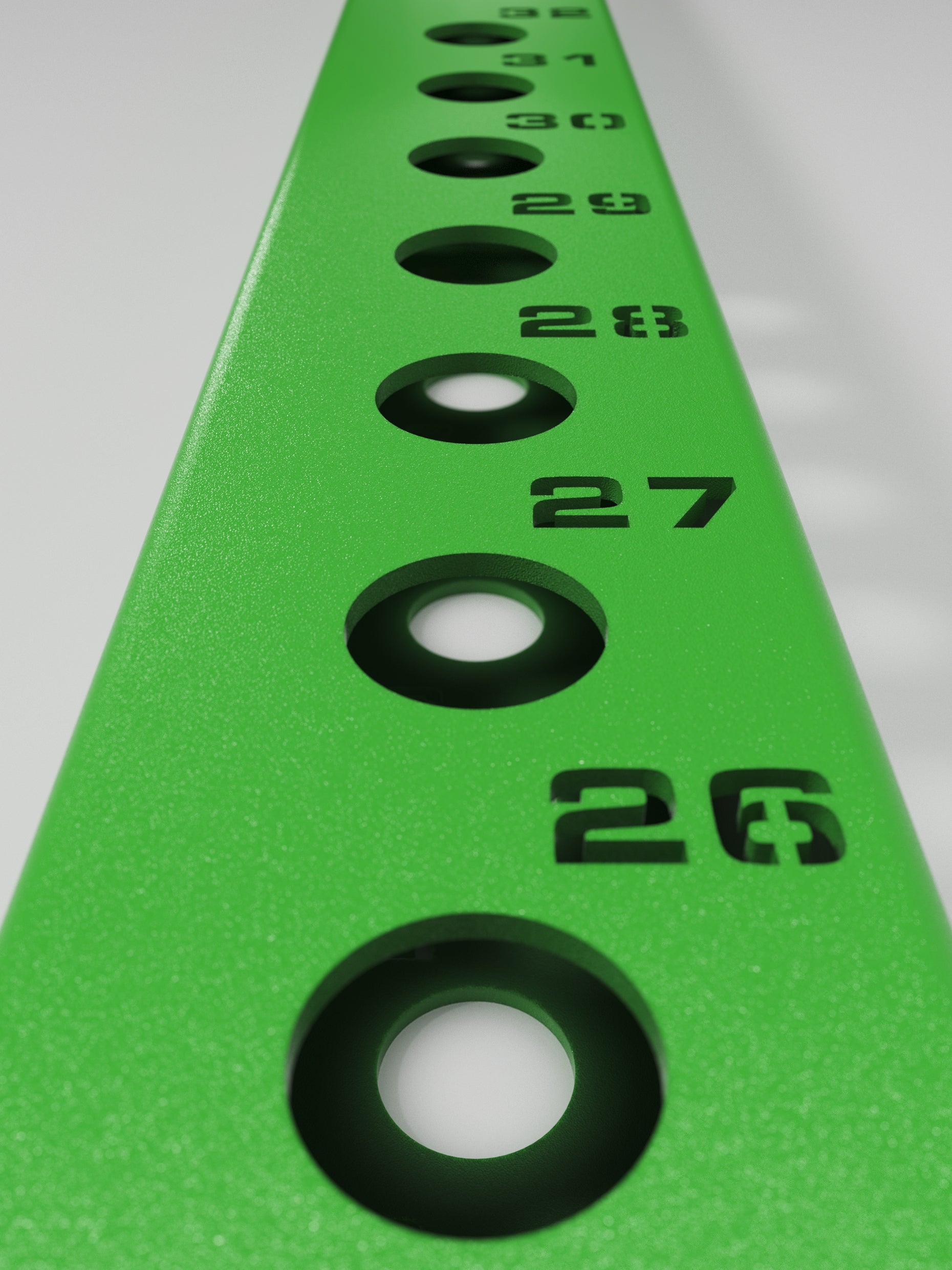 Grüne Uprights: