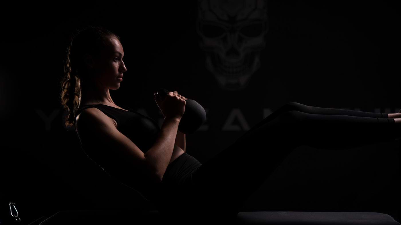 Russian Twists with Kettlebell