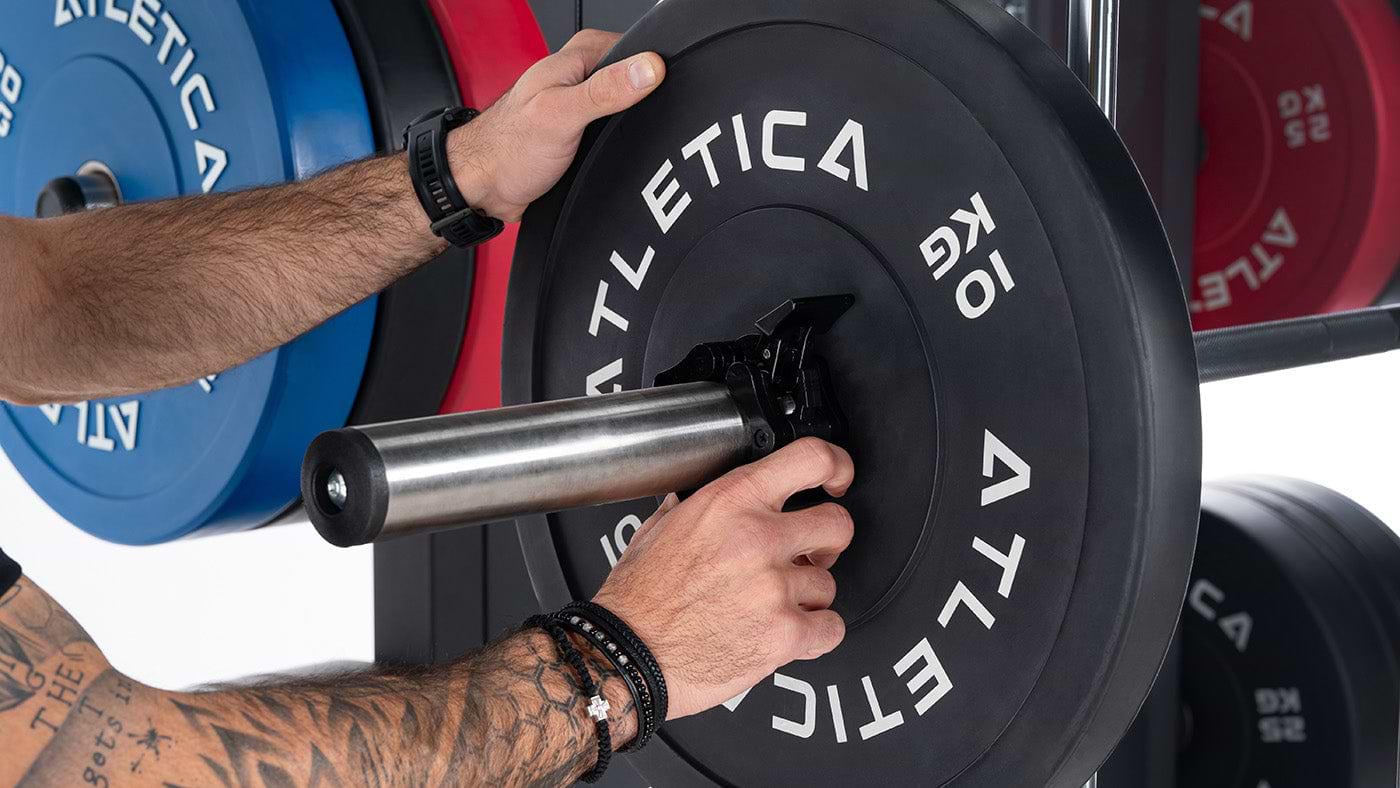Loading weights on the multi-press