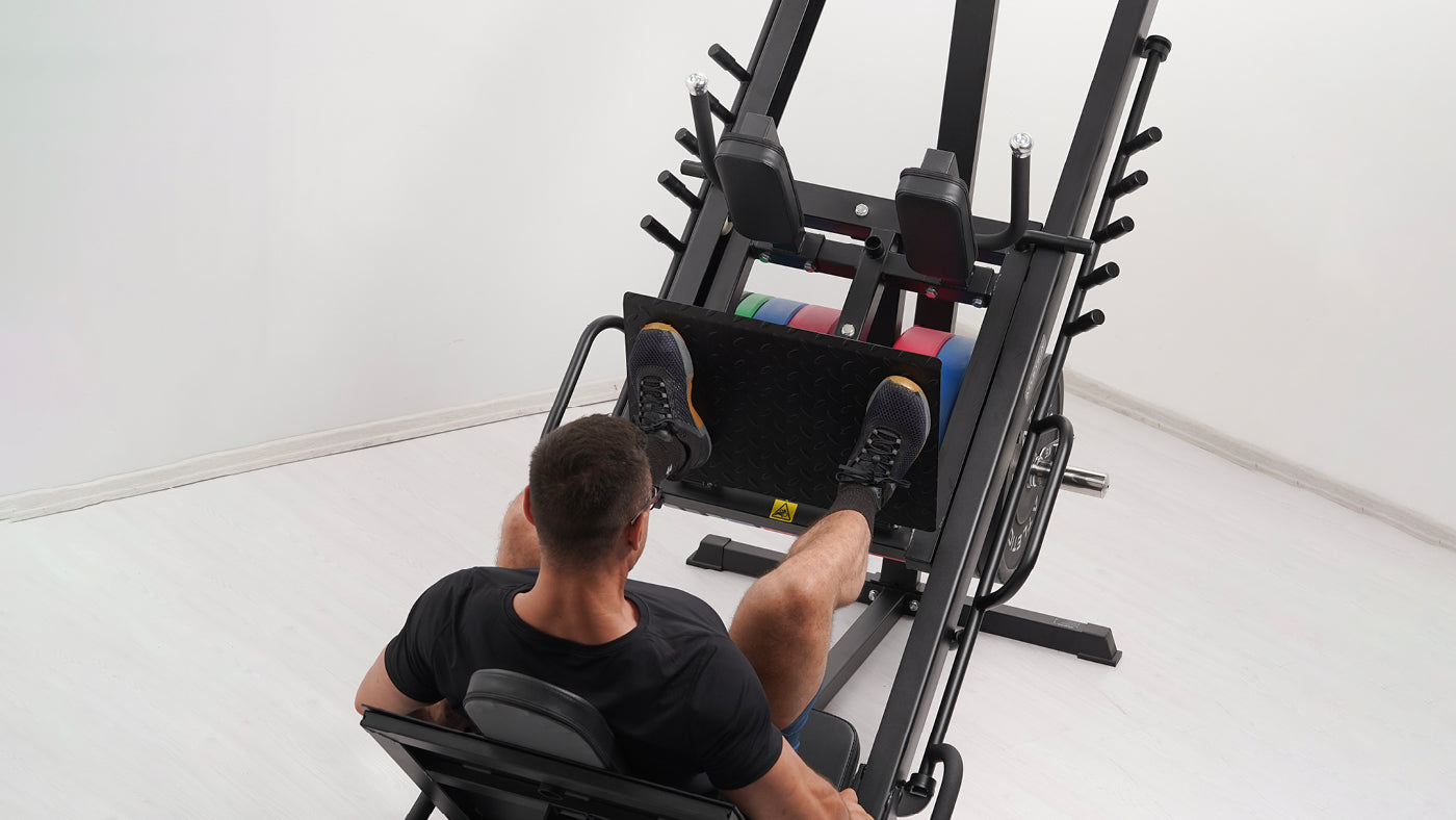 Leg press workout