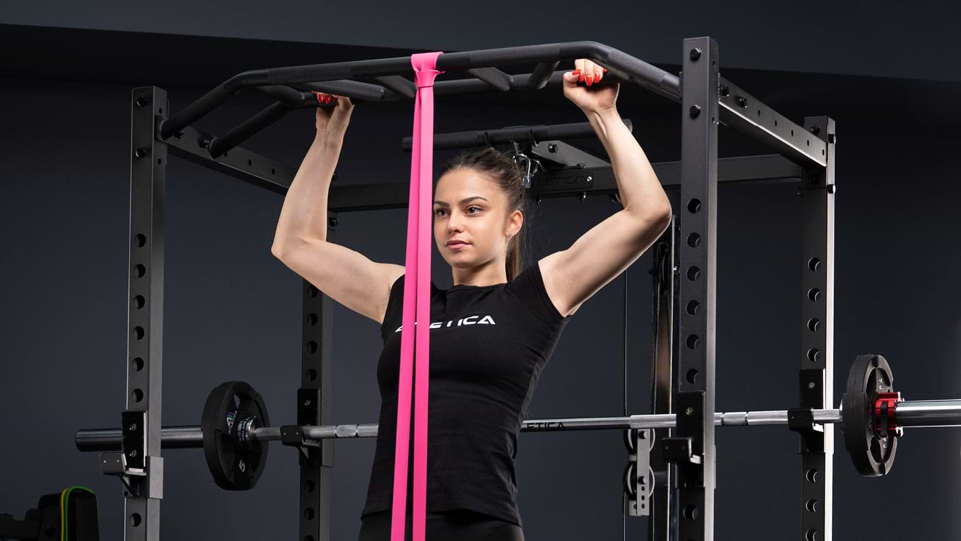 Pull-ups with resistance band