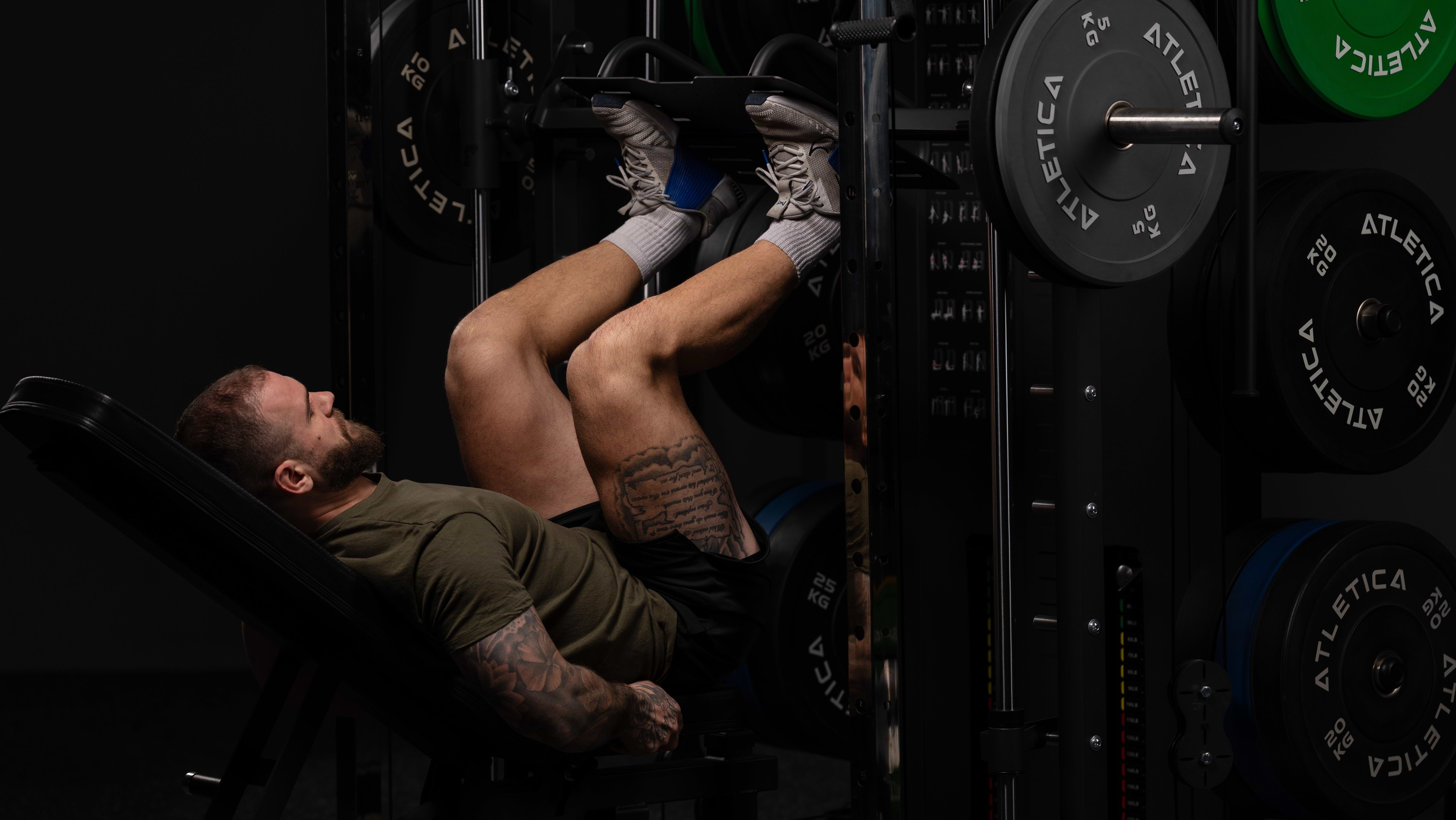 Leg press workout