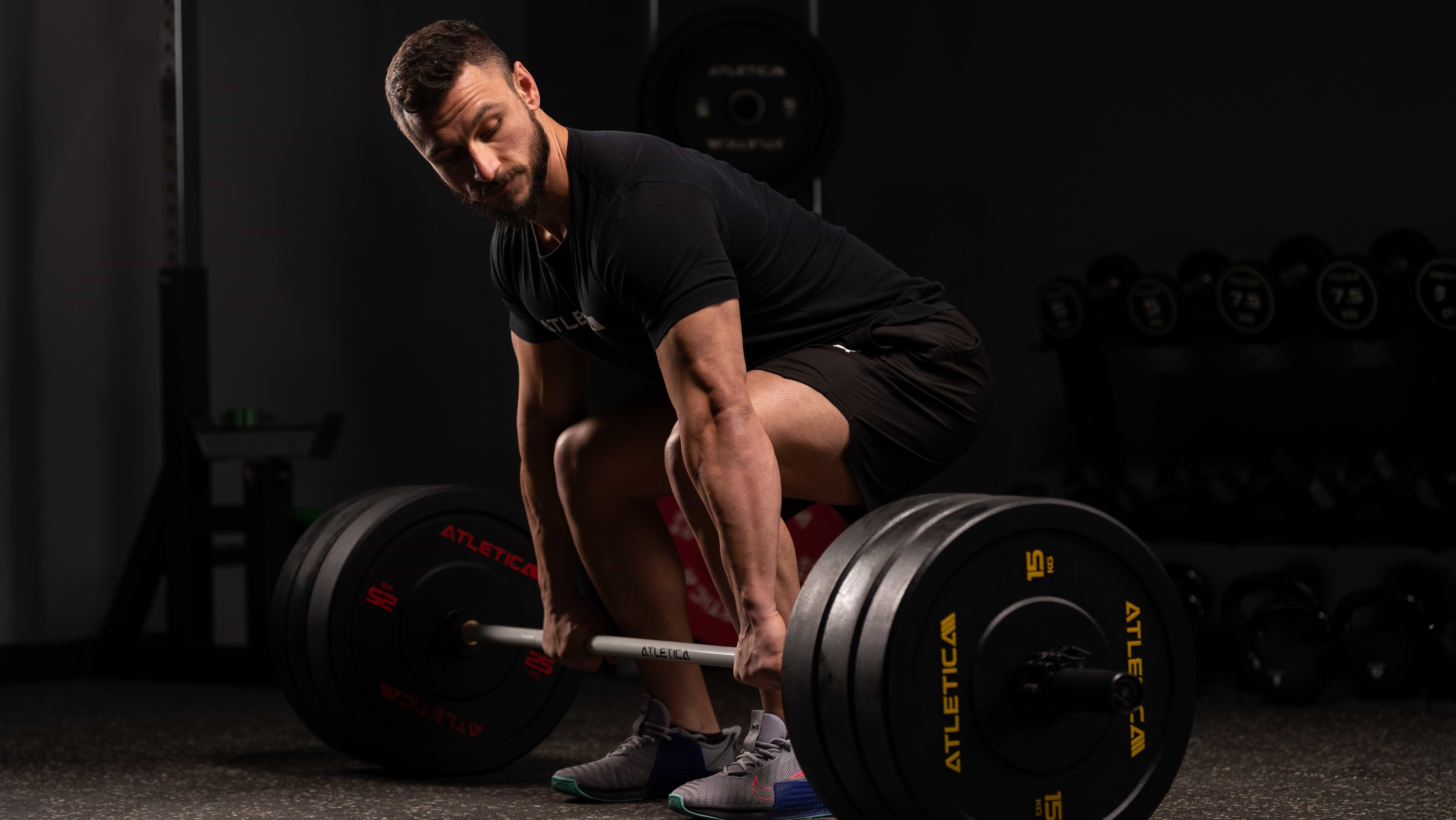 Deadlifts with Atletica weight plates