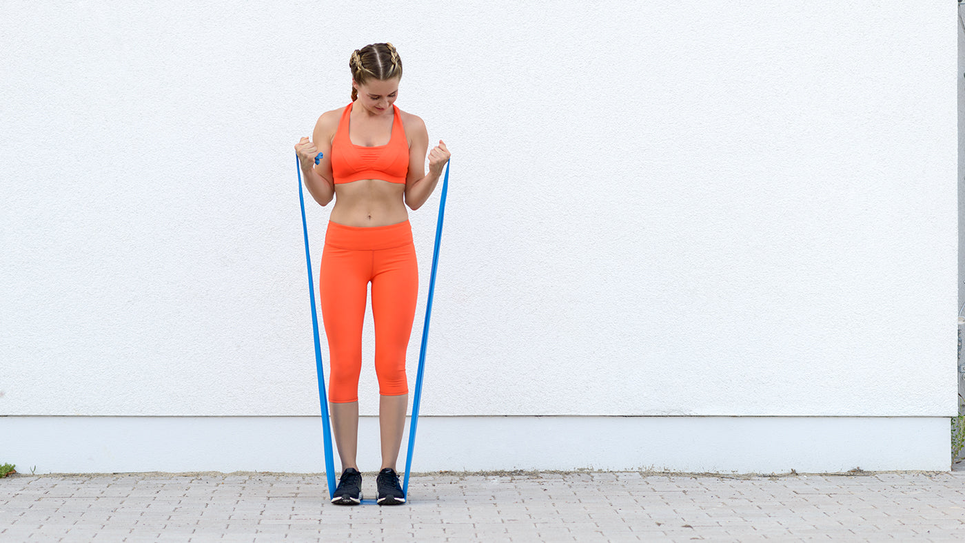Cardio Stretch mit Widerstandsbändern