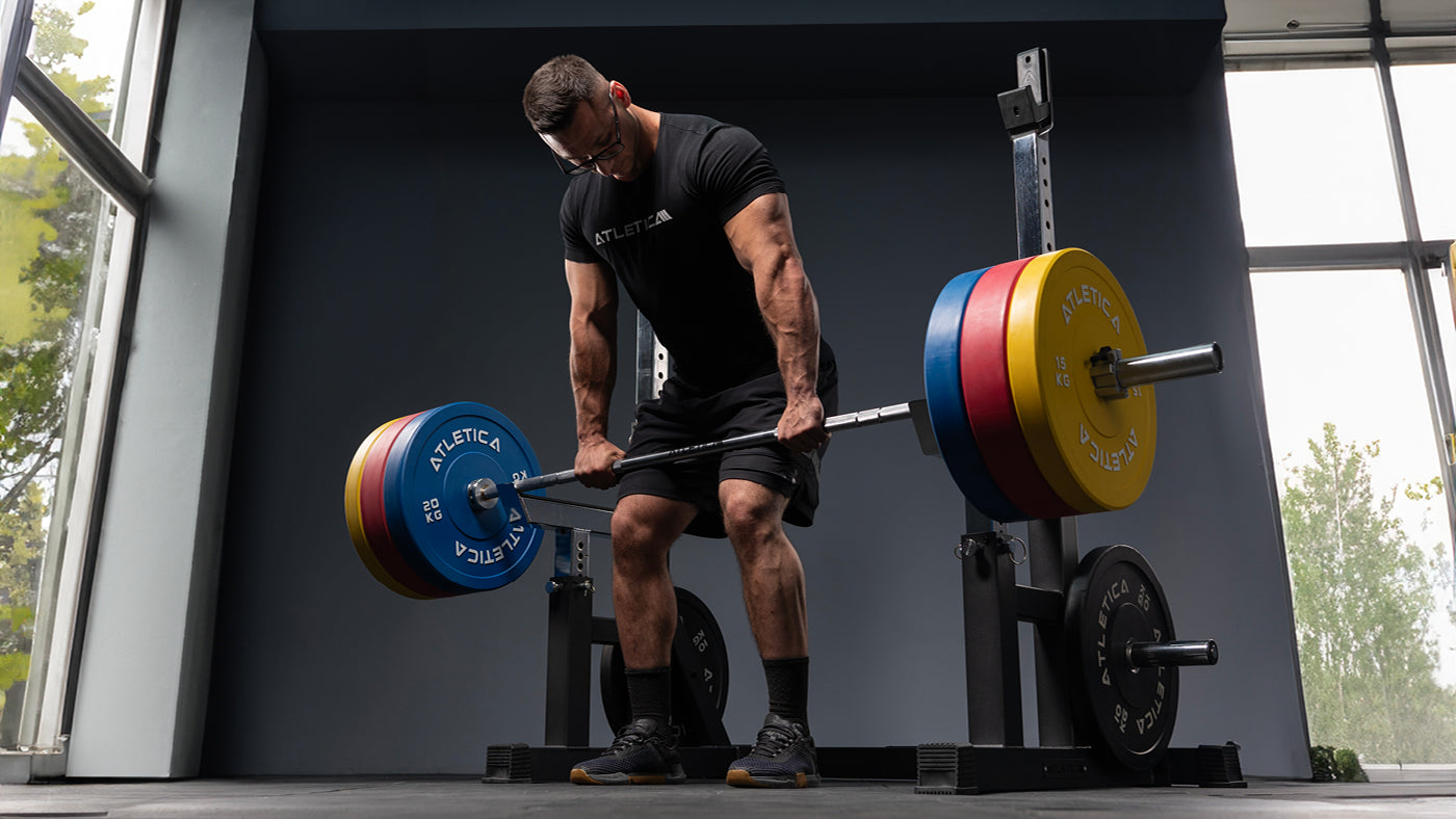 Kreuzheben mit Bumper Plates von Atletica