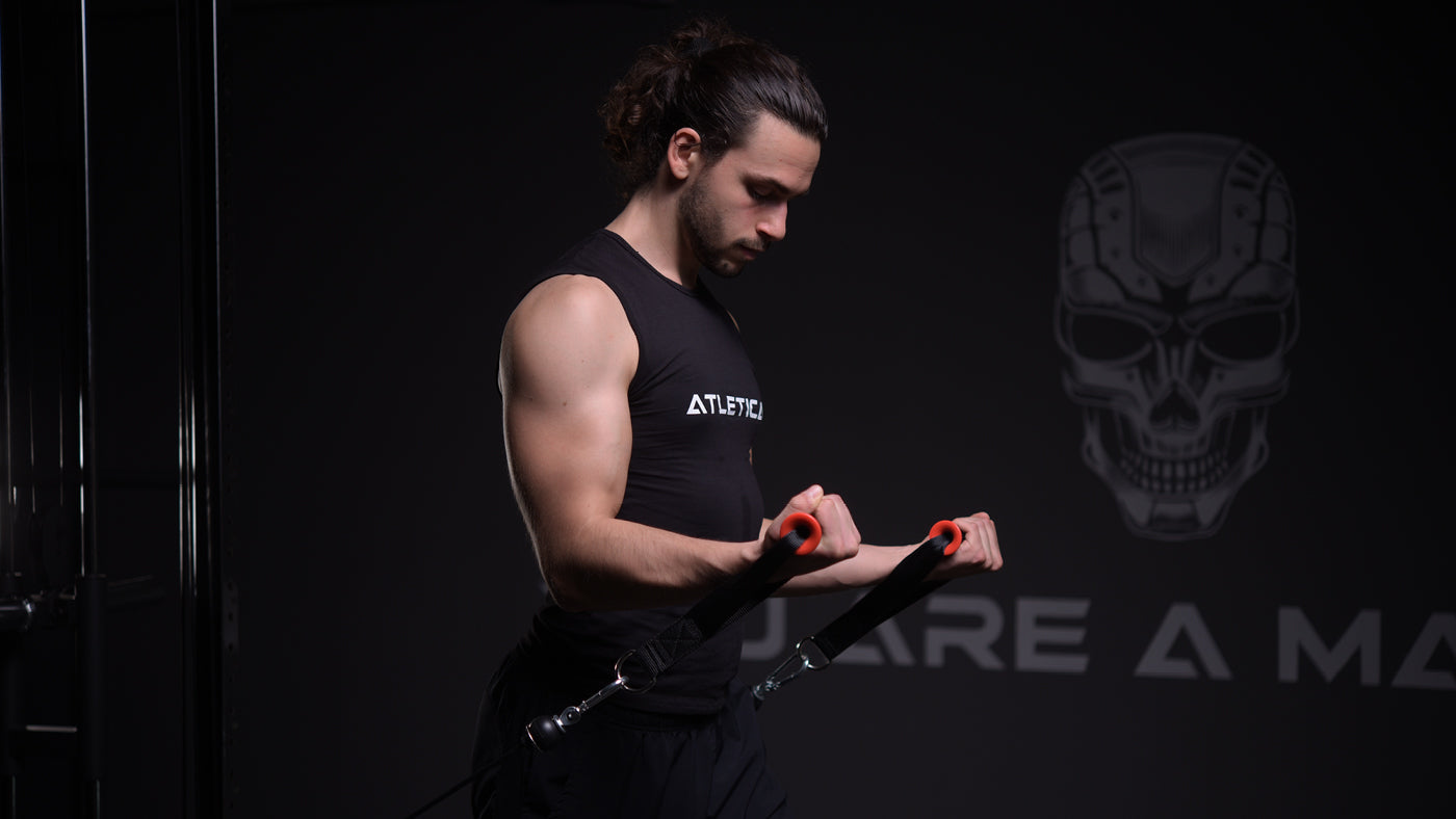 Workout auf dem Kabelzug