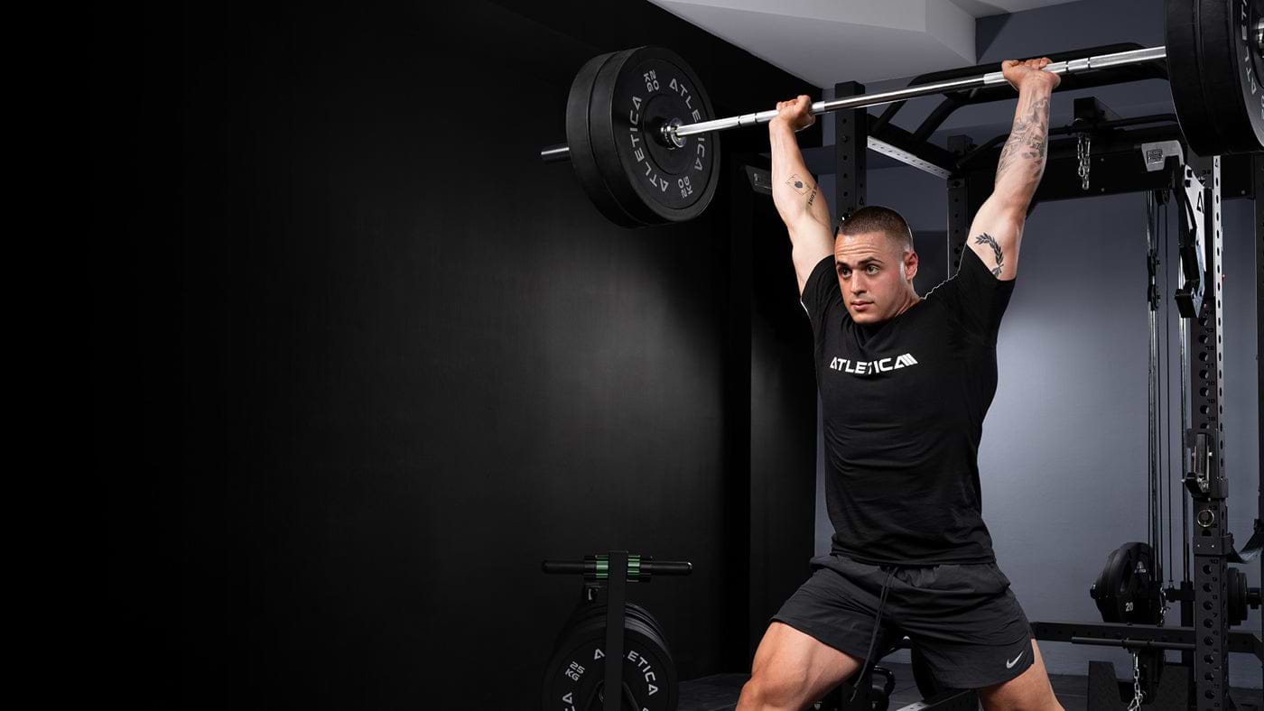 Karlos Nasar barbell lifting with weights