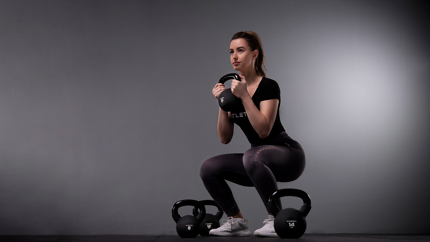Kniebeuge mit Kettlebell