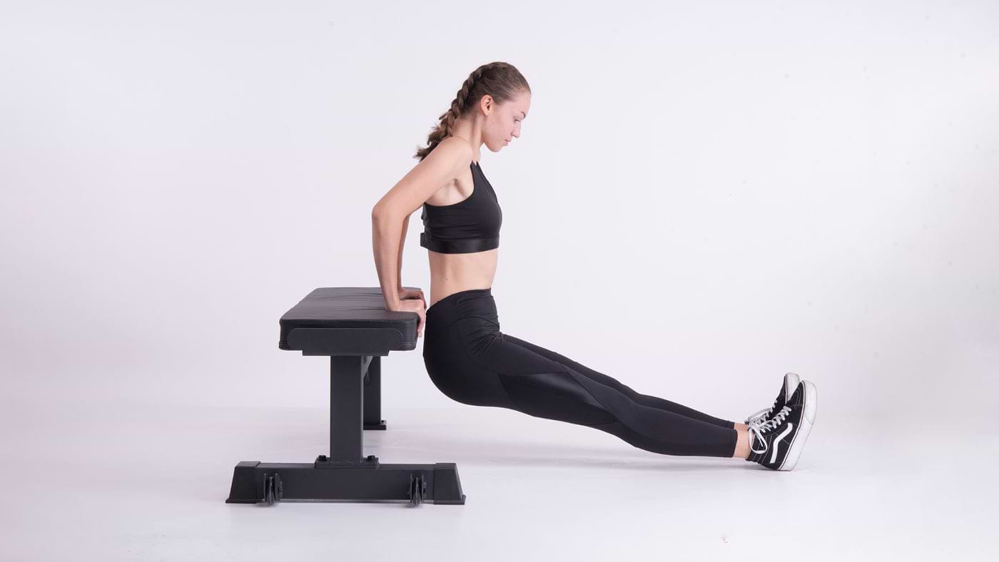 bench press dips