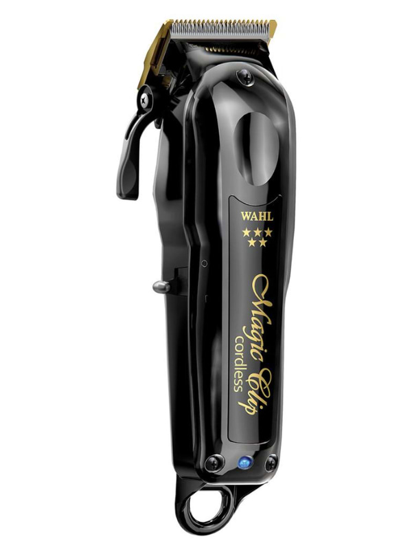 Wahl Professional 5 Star Black & Gold Cordless Magic Clip & Detailer Bundle with 4-in-1 TurboJet Air Duster