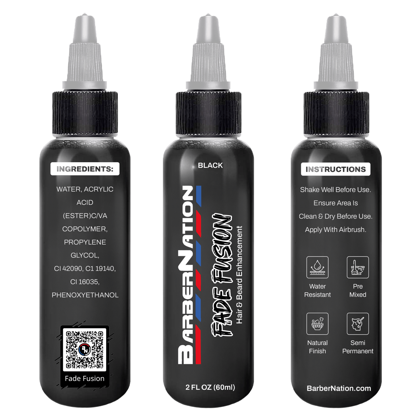 BarberNation Fade Fusion Water Resistant Hair Enhancement