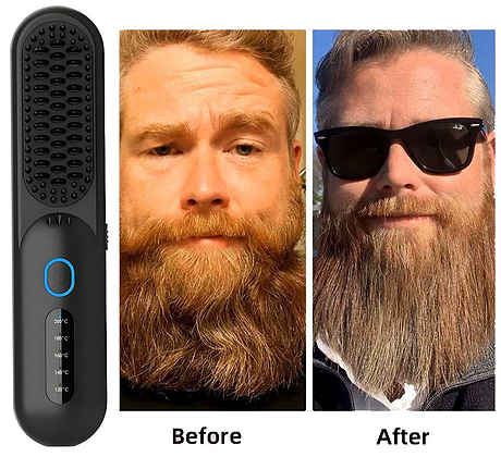 BarberNation Ultra Heated Beard Brush