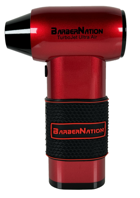 BarberNation 5-in-1 TurboJet 2.0 Ultra Air Duster 150,000RPM - Ruby Red