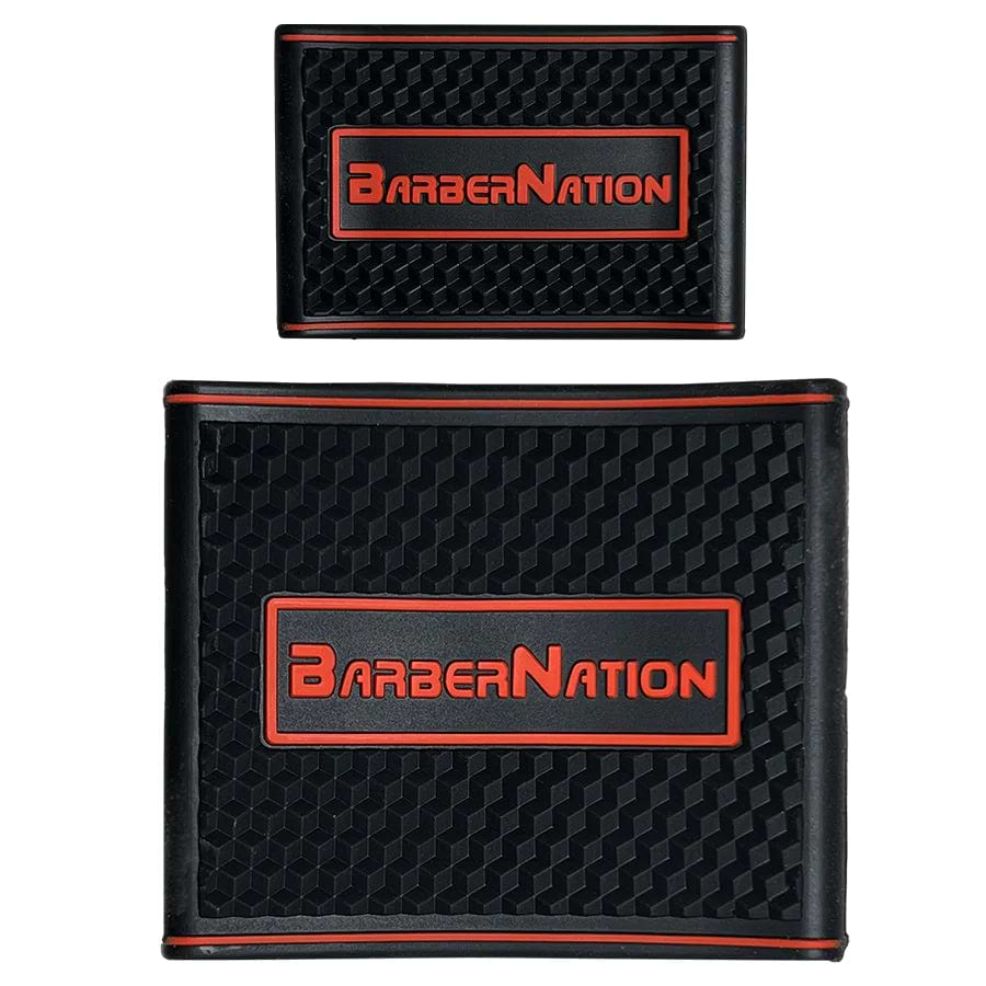 BarberNation Premium No-Slip Clipper & Trimmer Grips - Red