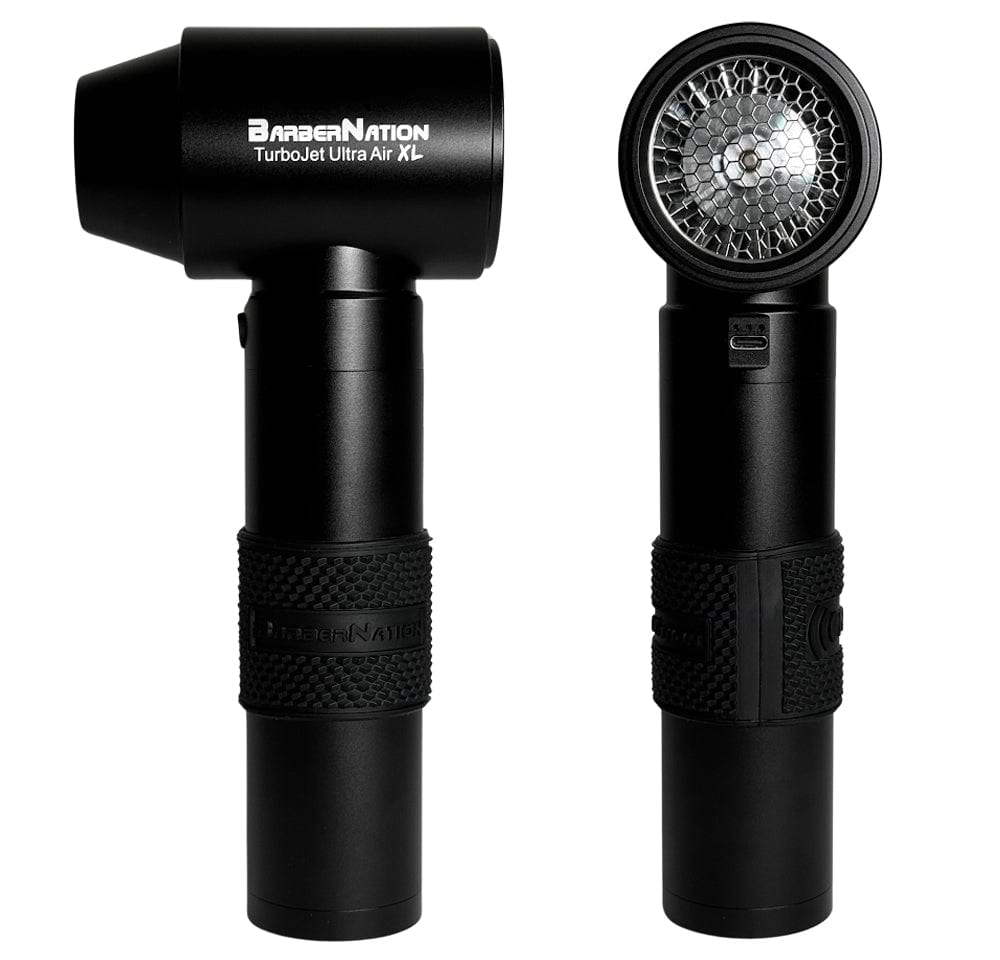 BarberNation Heavy-Duty TurboJet Ultra Air XL 180,000RPM - Matte Black