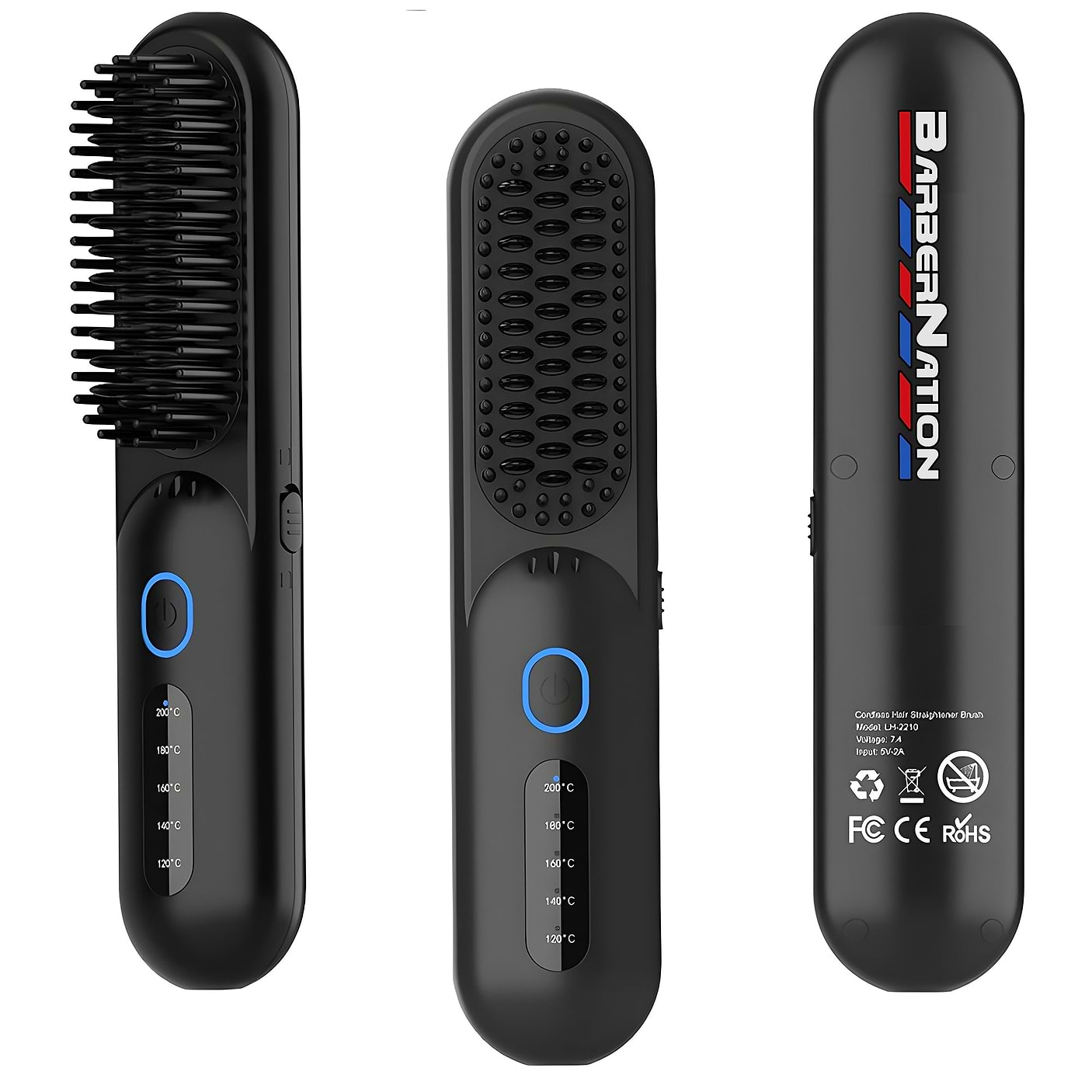 BarberNation Ultra Heated Beard Brush