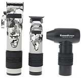 BaBylissPRO LimitedFX Camo Clipper & Trimmer Set FXHOLPK2CAM with 4-in-1 TurboJet Air Duster