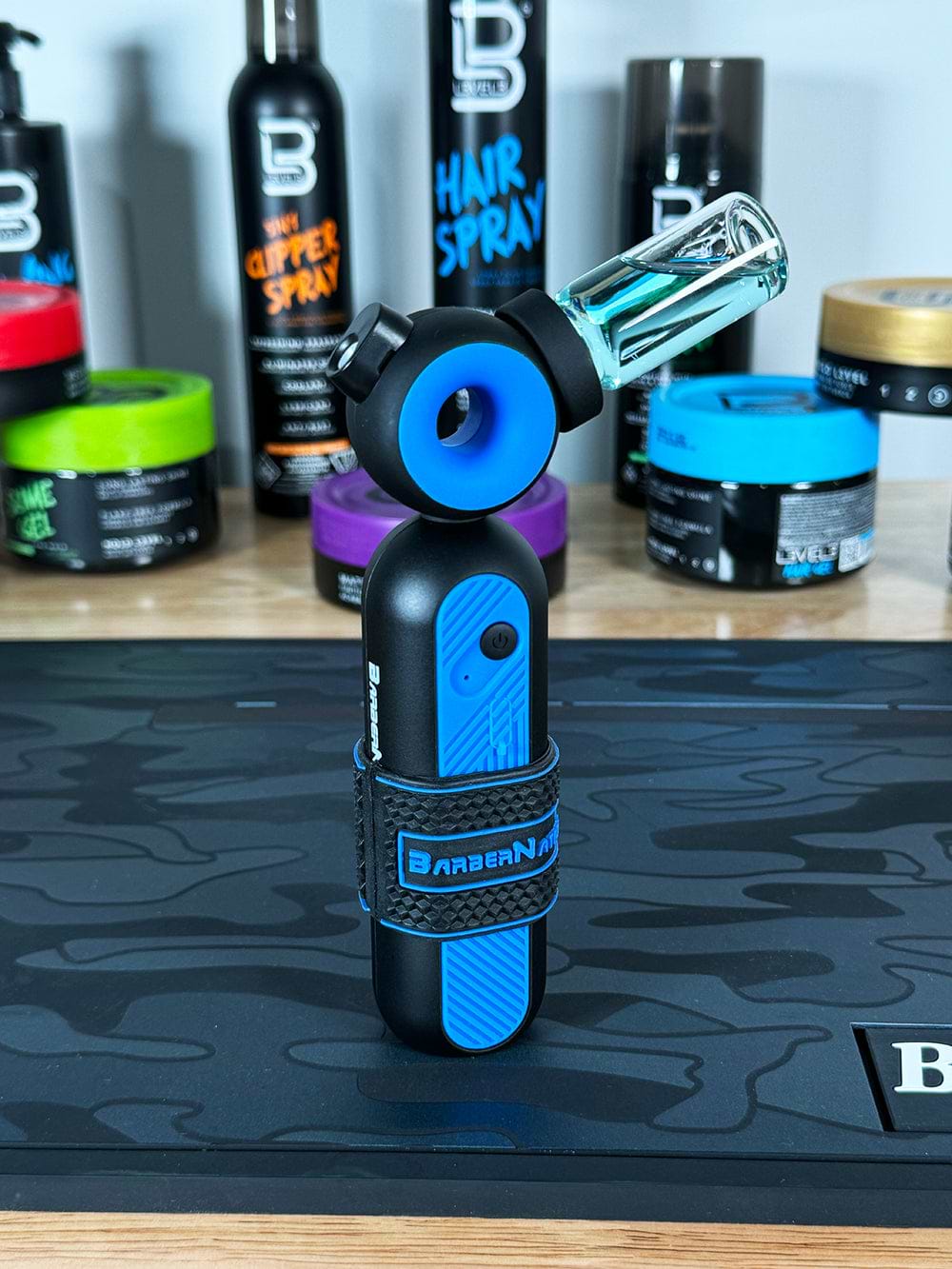 BarberNation Aftershave Mini Mister - Black & Blue