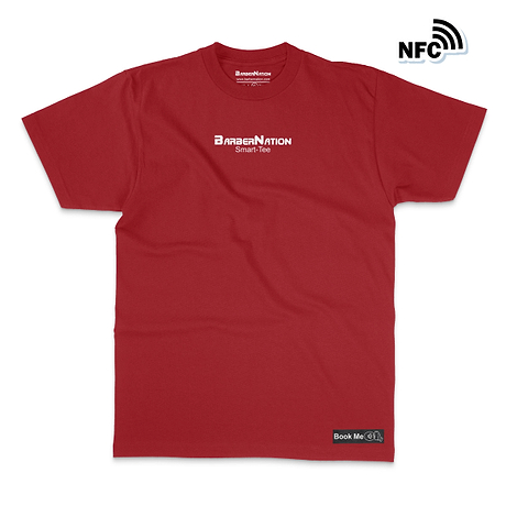 BarberNation Signature "Book Me" Smart-Tee with NFC