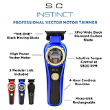 StyleCraft Instinct Cordless Clipper (SC607M) & Trimmer (SC407M) Set with Vector Motor - BarberNation