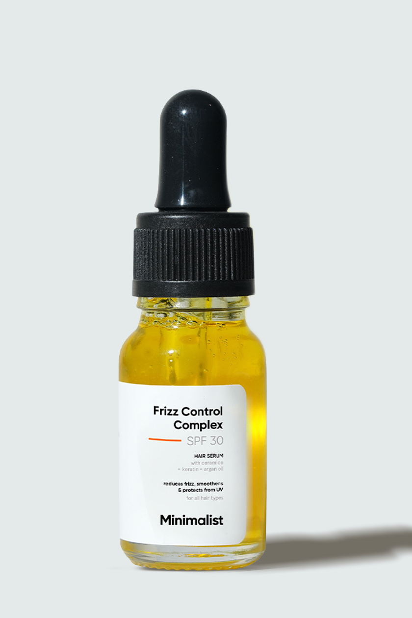 Frizz Control Complex SPF 30 that treats frizzy hair & protects from UV ...