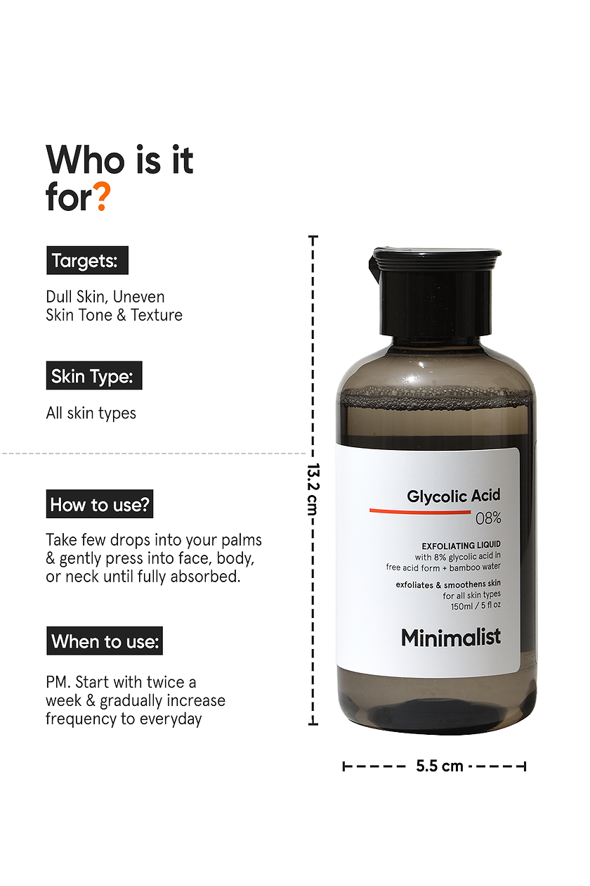 Minimalist 8% Glycolic Acid Toner thumbnail 4