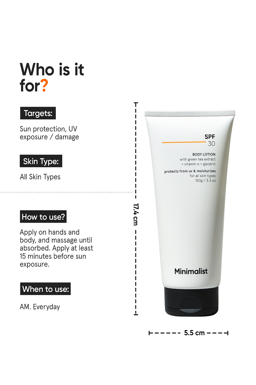 Minimalist SPF 30 Body Lotion thumbnail 3