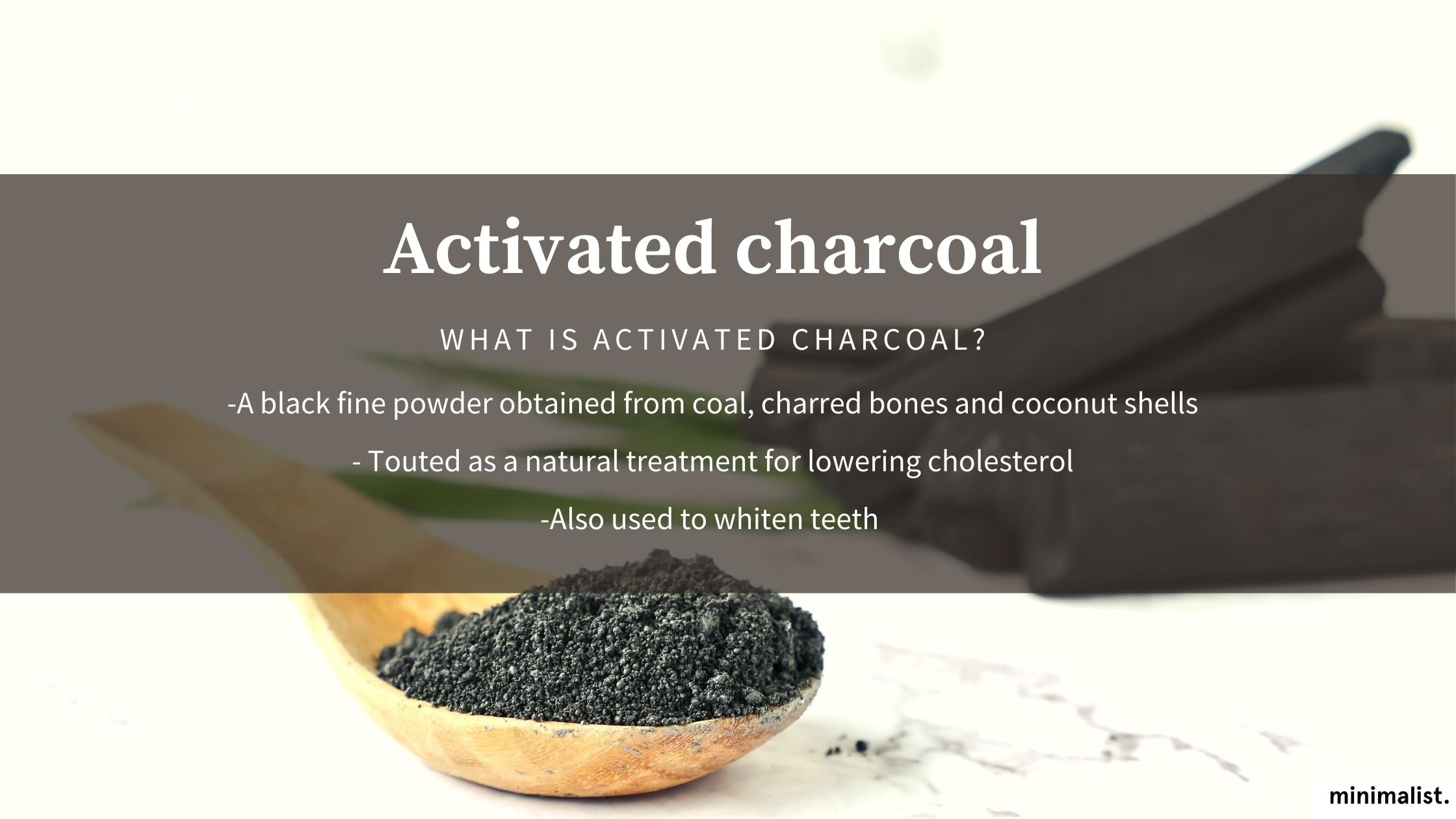 how is activated charcoal different