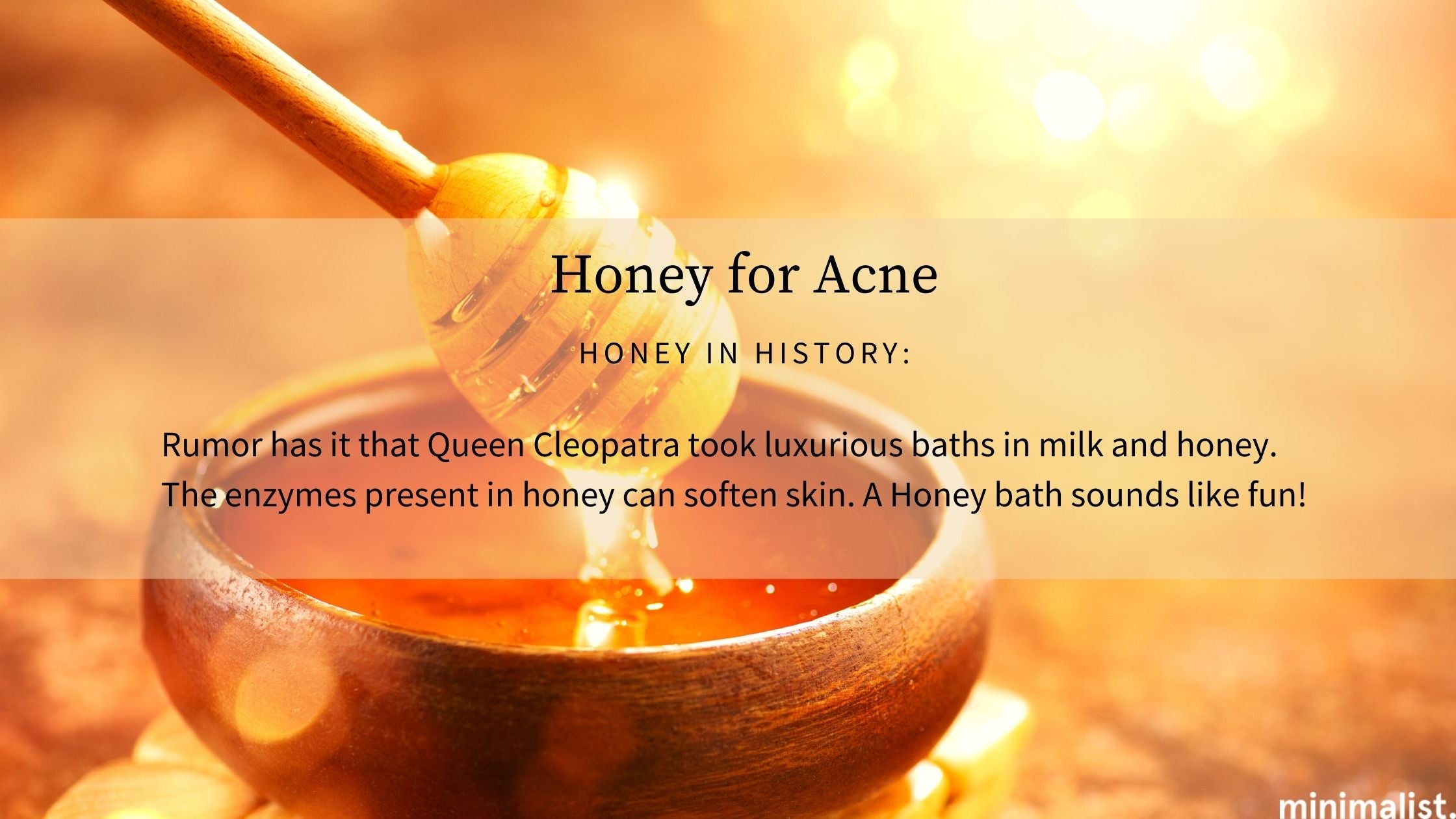 How good is honey for skin