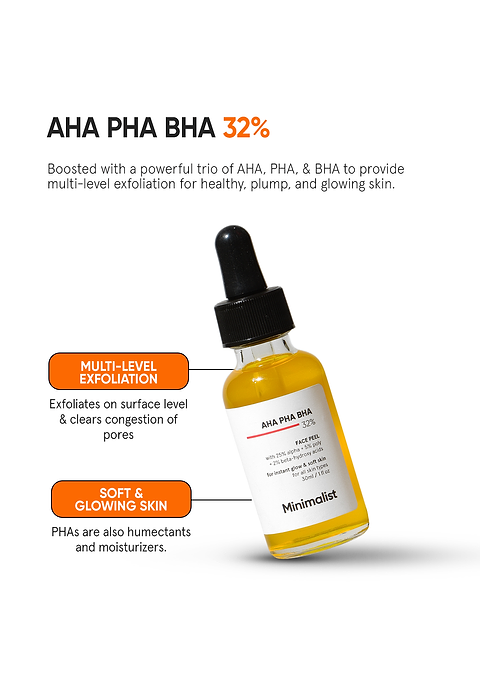 AHA PHA BHA 32% Face Peel