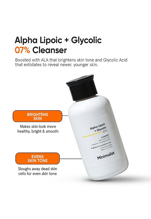 Alpha Lipoic + Glycolic 7% Cleanser
