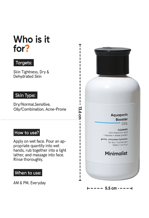 Aquaporin Booster 5% Cleanser