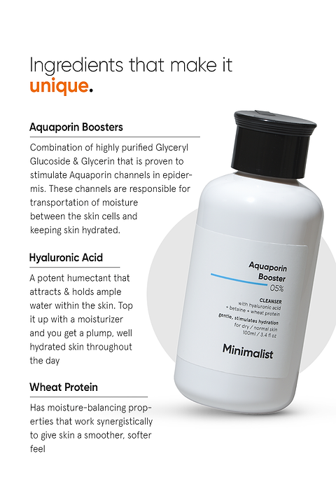 Aquaporin Booster 5% Cleanser