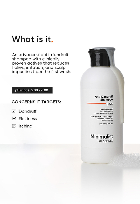 Anti Dandruff Shampoo 3.5%