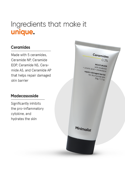Ceramides 0.3% + Madecassoside Moisturizer
