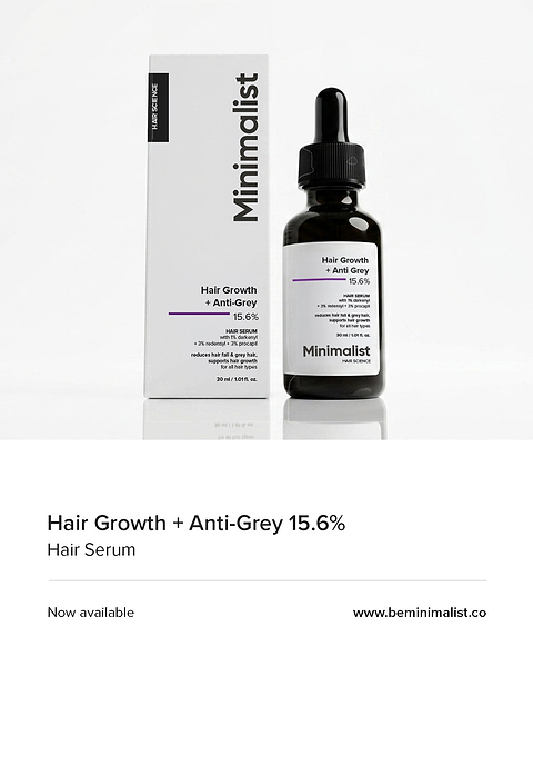 Hair Growth + Anti-Grey Actives 15.6% Hair Serum