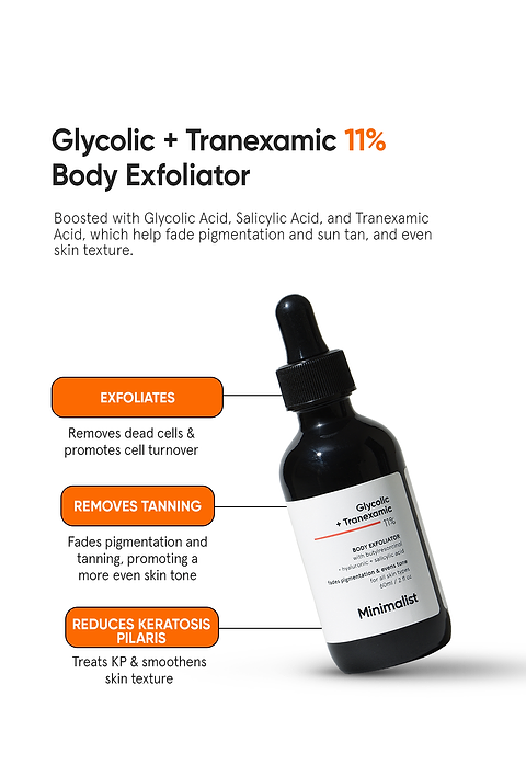 Glycolic + Tranexamic 11% Body Exfoliator