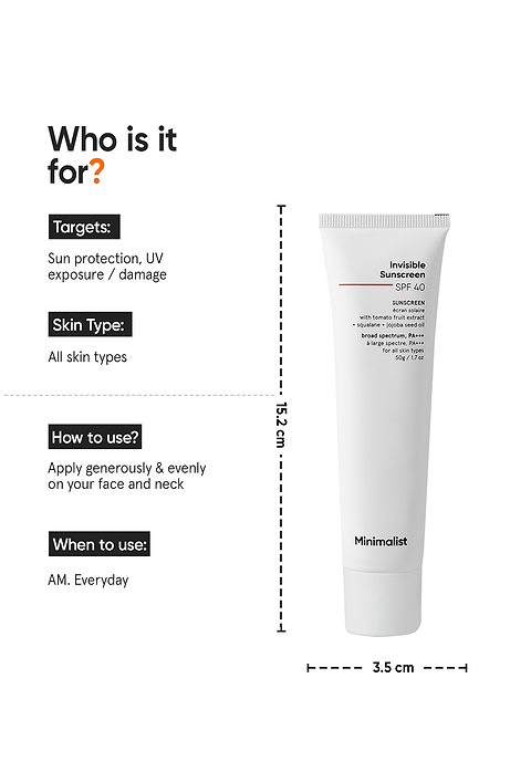 Invisible SPF 40 Sunscreen