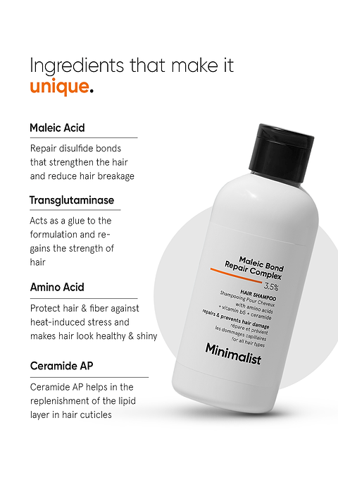 Maleic Bond Repair Complex 3.5% Hair Shampoo