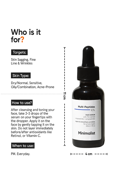 Multi-Peptides 10% Face Serum