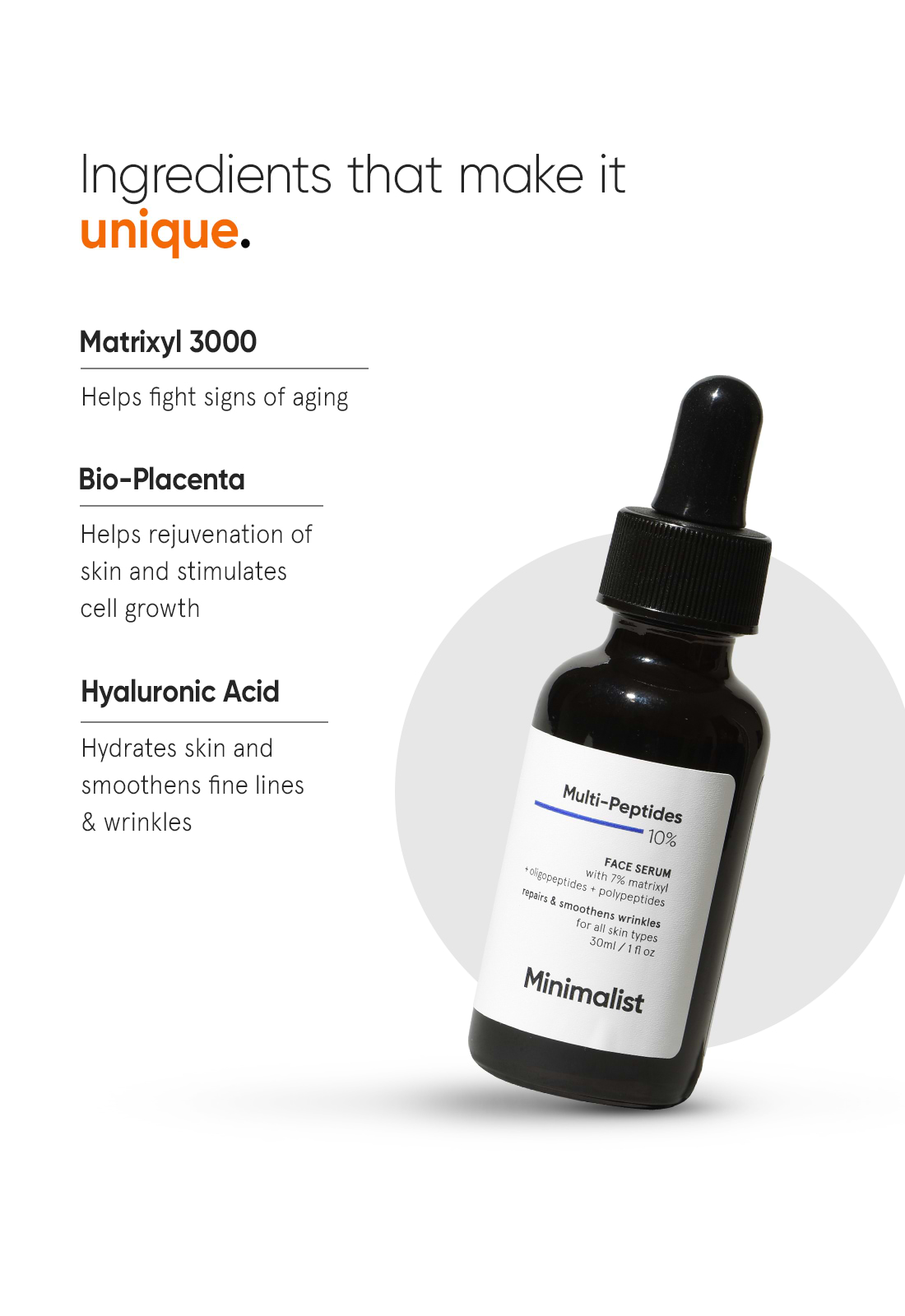 Multi-Peptides 10% Face Serum