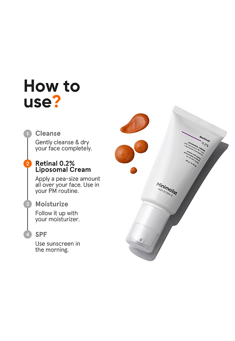 Retinal 0.2% Liposomal Cream