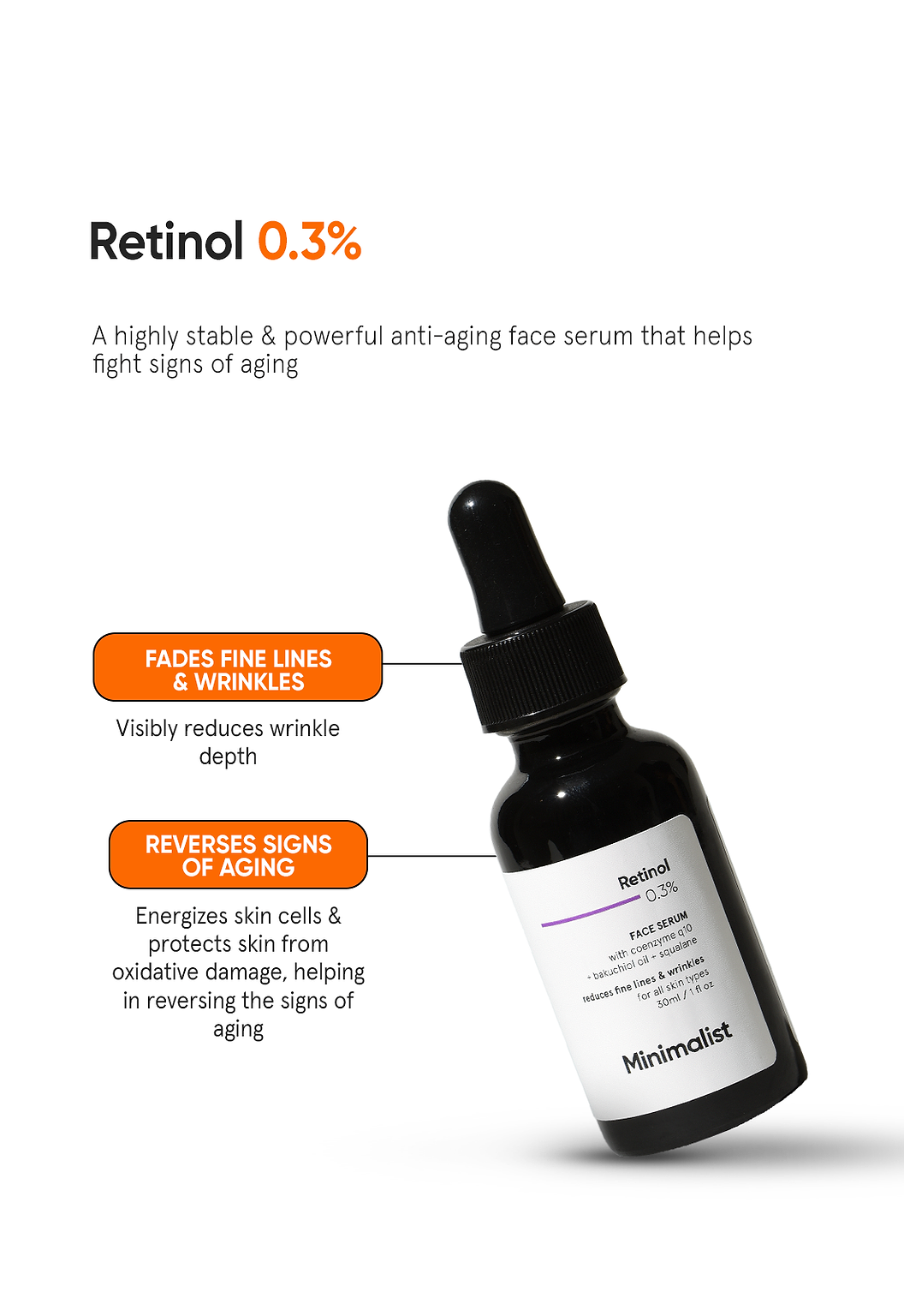 Retinol 0.3% Face Serum
