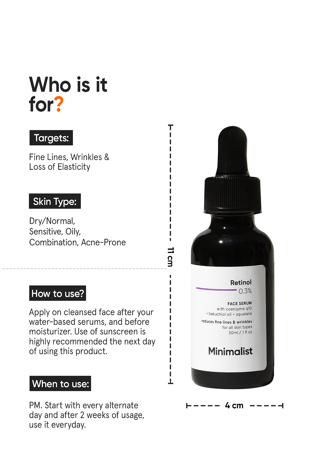 Retinol 0.3% Face Serum