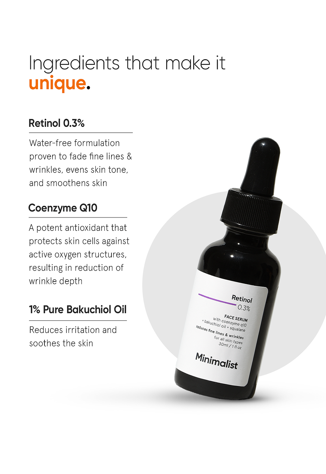 Retinol 0.3% Face Serum