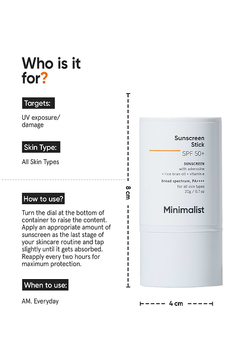 SPF 50+ Sunscreen Stick