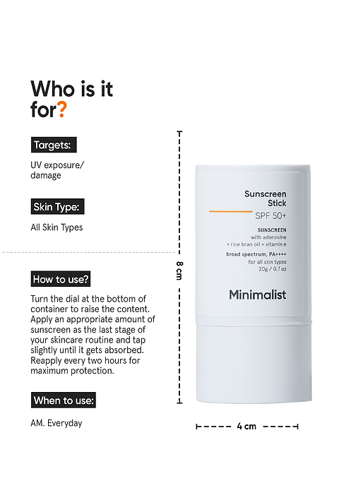 SPF 50+ Sunscreen Stick
