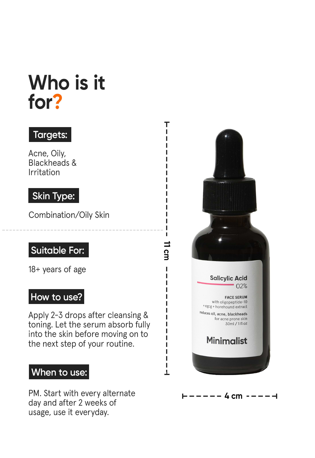 Salicylic Acid 2% Face Serum