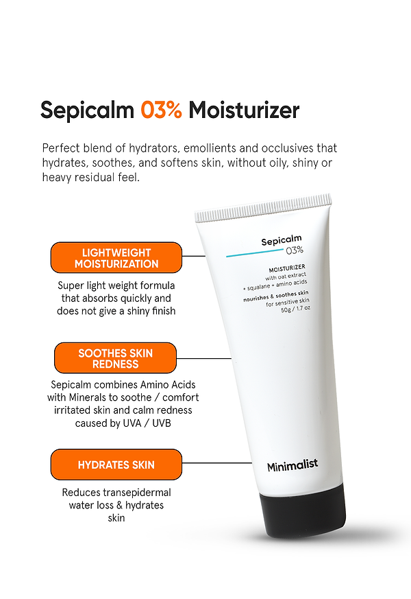 Sepicalm 3% Moisturizer